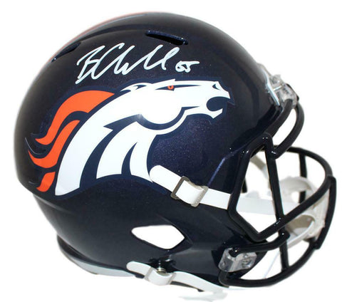 Bradley Chubb Autographed/Signed Denver Broncos Speed Replica Helmet BAS 24811