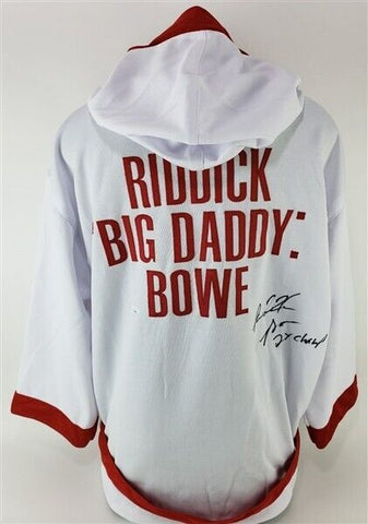 Riddick "Big Daddy" Bowe "2x Champ" Signed Custom Boxing Robe (JSA COA)