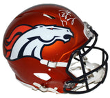 Peyton Manning Signed Denver Broncos Authentic Flash Speed Helmet FAN 34249