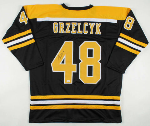 Matt Grzelcyk Signed Boston Bruins Jersey (JSA COA) Defenseman 2019 Cup Finals