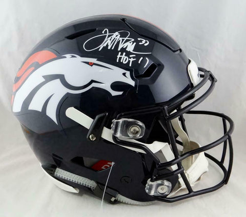 Terrell Davis Signed Denver Broncos F/S SpeedFlex Helmet w/HOF - JSA Auth