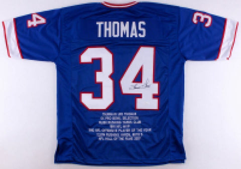 Thurman Thomas Signed Buffalo Bills Jersey (JSA COA) 1991 Most Valuable Player