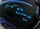 Chris Johnson Signed Titans F/S Eclipse Authentic Helmet w/ Insc- Beckett W Au