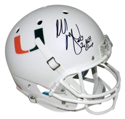 RUSSELL MARYLAND AUTOGRAPHED SIGNED MIAMI HURRICANES FULL SIZE HELMET JSA