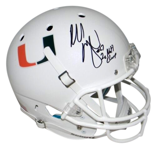 RUSSELL MARYLAND AUTOGRAPHED SIGNED MIAMI HURRICANES FULL SIZE HELMET JSA