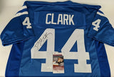 Dallas Clark Signed Indianapolis Colts Jersey (JSA COA) Tight End Super Bowl XLI