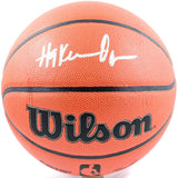 Hakeem Olajuwon Autographed Wilson NBA Basketball - Beckett W Hologram *Silver