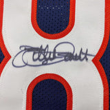 Framed Autographed/Signed Willie Gault 33x42 Chicago Blue Jersey JSA COA