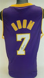 Lamar Odom Signed Los Angeles Lakers Jersey (JSA COA) #4 Overall Pick 1999 Draft