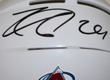 Nathan Mackinnon Autographed Colorado Avalanche Mini Helmet Beckett 37933
