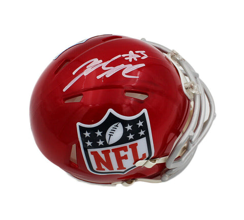 Zamir White Signed NFL Speed Flash NFL Mini Helmet