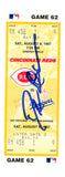 Deion Sanders Signed Cincinnati Reds 8/9/1997 vs Dodgers Ticket BAS 37229