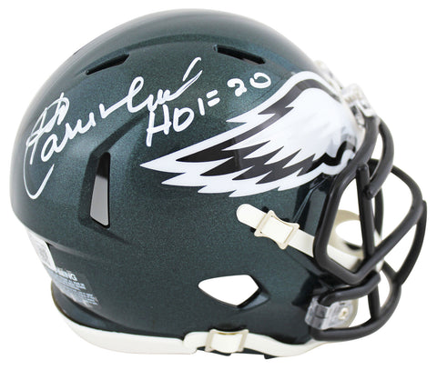 Eagles Harold Carmichael "HOF 20" Authentic Signed Speed Mini Helmet BAS Witness