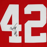Framed Ronnie Lott 49ers Signed Mitchell & Ness Jersey w/HOF 00 Insc