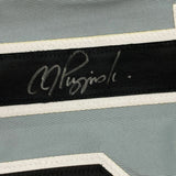 Autographed/Signed AJ A.J. PIERZYNSKI Chicago Grey Baseball Jersey PSA/DNA COA