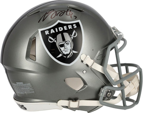Davante Adams Las Vegas Raiders Signed Flash Alternate Auth. Helmet