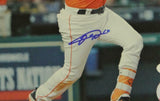 Yuli Gurriel Autographed Houston Astros 8x10 Swinging PF Photo - JSA Auth *Blue