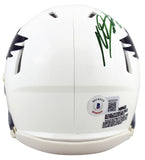 Eagles Miles Sanders Authentic Signed 69-73 TB Speed Mini Helmet BAS Witnessed