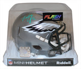 Randall Cunningham Signed Philadelphia Eagles Flash Mini Helmet BAS 38877