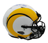 Dick Vermeil Signed Los Angeles Rams Speed Authentic Lunar Helmet - SB Champs