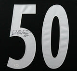 RYAN SHAZIER (Steelers black SKYLINE) Signed Autographed Framed Jersey JSA