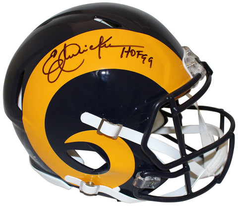 Eric Dickerson Signed Los Angeles Rams Authentic 81-99 Helmet Beckett 36237