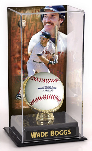 Wade Boggs Red Sox Hall of Fame Display Case & Image Authentic