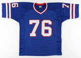 Fred Smerlas Signed Bills Jersey (Pro Player Holo)Buffalo Nose Tackle-Boston Col