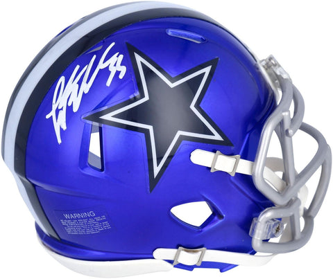 Leighton Vander Esch Dallas Cowboys Signed Riddell Flash Speed Mini Helmet