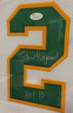 Spencer Haywood Signed SuperSonics 34x42 Custom Framed Jersey Inscribed "HOF 15"