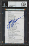 Steelers Lynn Swann Authentic Signed 3x5 Cut Signature BAS Slabbed