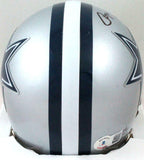 Roger Staubach Autographed Dallas Cowboys Mini Helmet w/HOF-Beckett W Holo *Blk