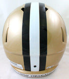 Michael Thomas Autographed Saints Speed F/S Helmet- Beckett W Hologram *Black