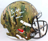 Baker Mayfield Autographed Browns Camo F/S Authentic Helmet - Beckett W *White