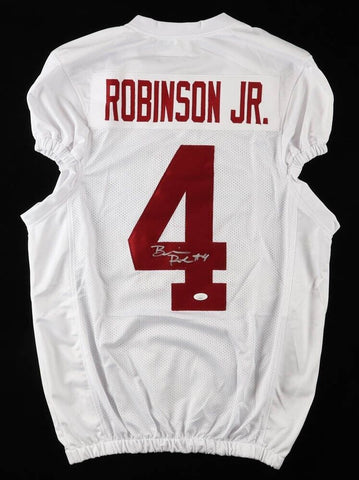 Brian Robinson Jr. Signed Alabama Crimson Tide Jersey (JSA COA) 2021 Sr #1 RB