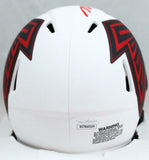Michael Vick Autographed Falcons Lunar Speed Mini Helmet- JSA W Auth *Red
