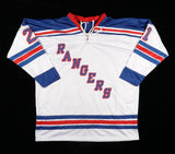 Pete Stemkowski Signed New York Rangers Jersey (RSA COA) NHL Career 1963-1979
