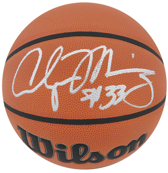 Alonzo Mourning Signed Wilson Indoor/Outdoor NBA Basketball - (SCHWARTZ COA)