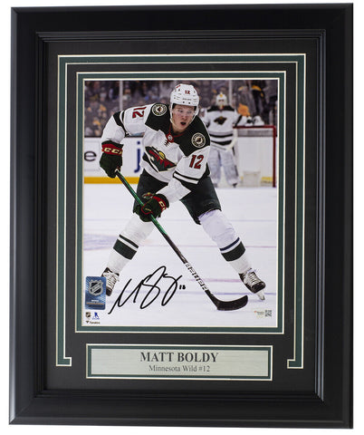 Matt Boldy Signed Framed 8x10 Minnesota Wild Photo Fanatics