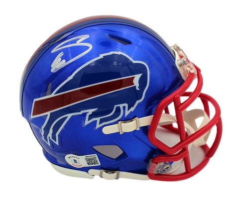 Stefon Diggs Signed Buffalo Bills Speed Flash NFL Mini Helmet