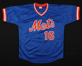 Dwight Gooden Signed New York Mets Jersey Inscribed "85 Cy" (JSA COA) 1984 ROY