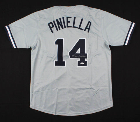 Lou Piniella Signed New York Yankees Jersey (JSA COA) 3xWorld Series Champion