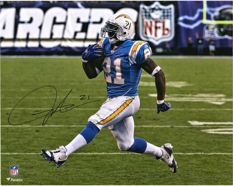 LaDainian Tomlinson San Diego Chargers Signed 16" x 20" Powder Blue Jersey Photo