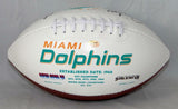 Jim Langer Autographed Miami Dolphins Logo Football W/ HOF- SGC Authenticated