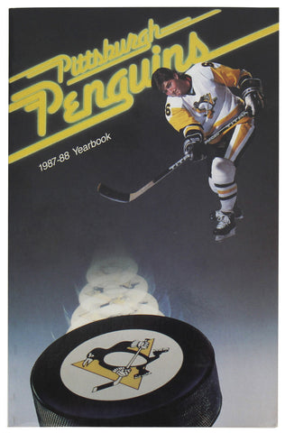 1987-88 Pittsburgh Penguins Yearbook Un-signed