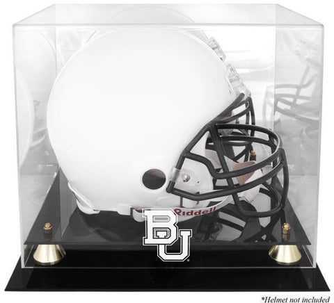 Baylor Bears Golden Classic Logo Helmet Display Case w/Mirror Back