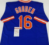 Doc Gooden Signed New York Mets Custom Jersey (JSA Witness COA)
