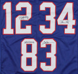 Jim Kelly, Thurman Thomas & Andre Reed Signed Jersey Inscribed "Bills Dynasty"