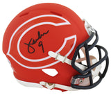 Bears Jim McMahon Authentic Signed Amp Speed Mini Helmet BAS Witnessed #W43234
