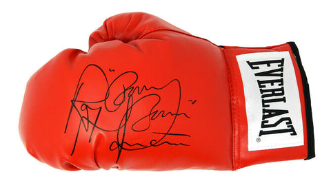 RAY MANCINI Signed Everlast Red Boxing Glove w/Boom Boom - SCHWARTZ